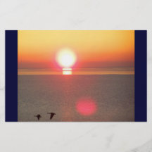 Geese in Sunrise flyer