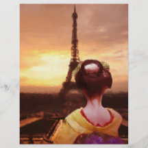 Geisha in Paris Personalized Flyer