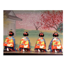 Geisha Row Postcard