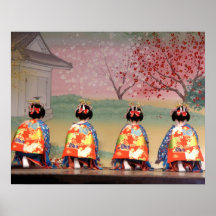 Geisha Row Print