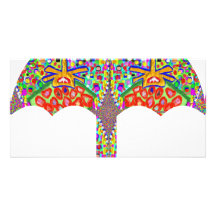 Gem - brella photo card template