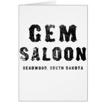 GEM SALOON GREETING CARDS