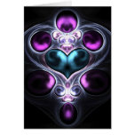 Gem Stone Heart Greeting Card