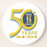 Gemini 50th Anniversary Logo Beverage Coasters