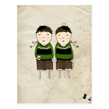Gemini Boy Zodiac Sign Postales