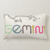 gemini retro pillows