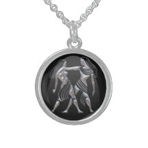 Gemini Sterling Silver Necklace