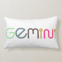 gemini throw pillows
