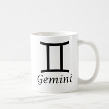 ‘Gemini’ Zodiac Sign Mugs