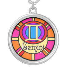 GEMINI ZODIAC SYMBOL NECKLACE