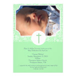 Gender Neutral Baptism / Baby Dedication 5x7 photo Custom Invites