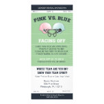 Gender Reveal Football Ticket Baby Shower Invitati Personalized Announcement