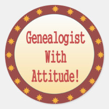 Genealogist With Attitude Stickers