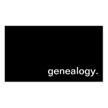 Genealogy Business Card