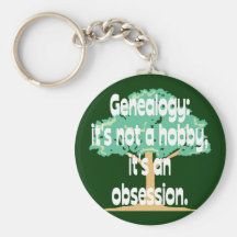 Genealogy Obsession Keychains