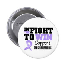 General Cancer In The Fight To Win Pinback Button