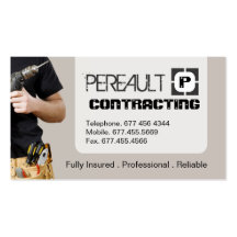 GENERAL CONTRACTOR BUSINESS CARD