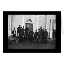 General George Meade and Staff in VA 1863 Cards