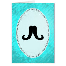 General Moustache Greeting Cards