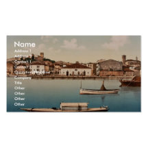 General view, Desenzano, Garda, Lake of, Italy vin Business Card