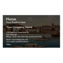 General view, Desenzano, Garda, Lake of, Italy vin Business Card Templates