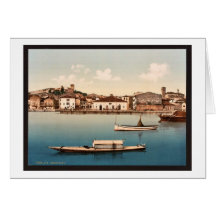 General view, Desenzano, Garda, Lake of, Italy vin Greeting Cards