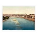 General view, Verona, Italy vintage Photochrom Postcard
