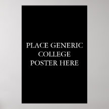 Generic college poster