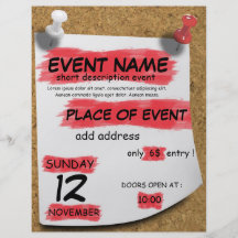 Generic event flyer