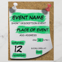Generic event flyer