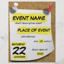 Generic event flyer
