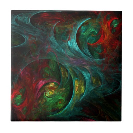 Genesis Abstract Art Tile