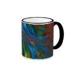 Genesis Blue Abstract Coffee Mug