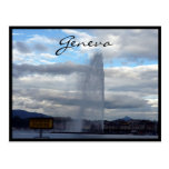 geneva jet d'eau postcards