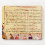 Genghis Khan and his sons by Rashid al-Din Mouse Pad