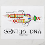 Genius DNA (DNA Replication Humour) Custom Flyer