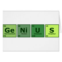 Genius Greeting Card