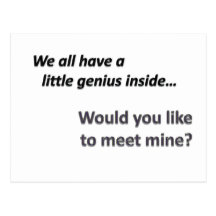 Genius Introduction Post Card