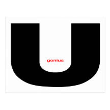 Genius is in You Postcard