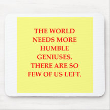 genius joke mouse mat