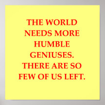 genius joke print