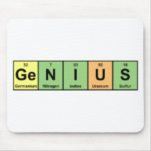 Genius - Periodic Table of Elements Products Mousemat