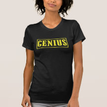 Genius Stamp (yellow) T-shirts