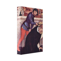 Gentile da Fabriano - Martyrdom of StPeter Stretched Canvas Print