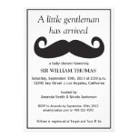 Gentleman Baby Shower invitations