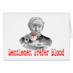 Gentlemen Prefer Blood Card