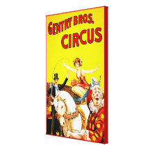 Gentry Bros Circus Gallery Wrap Canvas