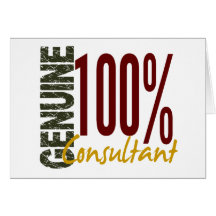Genuine Consultant Greeting Cards
