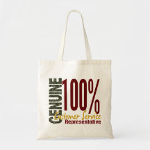 Genuine Customer Service Representative Canvas Bags