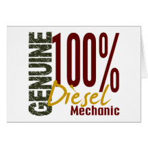 Genuine Diesel Mechanic Card